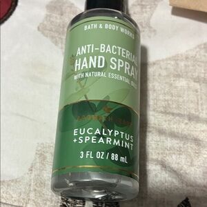 Bath & Body Works Eucalyptus + Spearmint Anti-Bacterial Hand Spray - Green